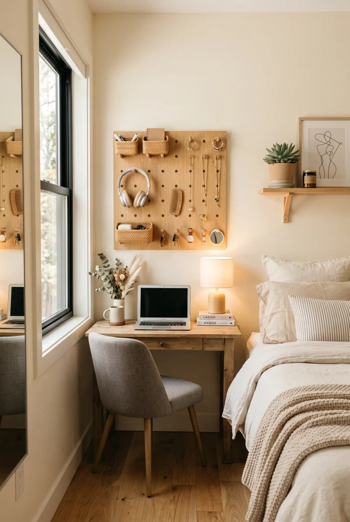 Pegboard Storage Wall
