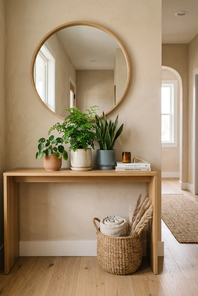 Plant-Filled Console