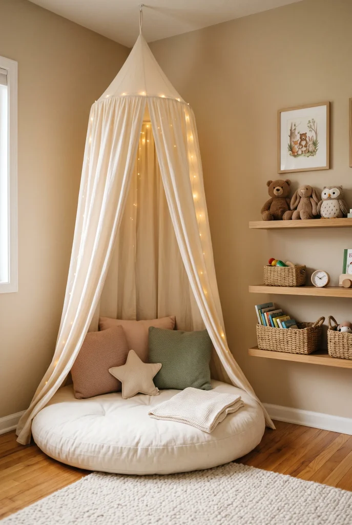 Playful Canopy Corner