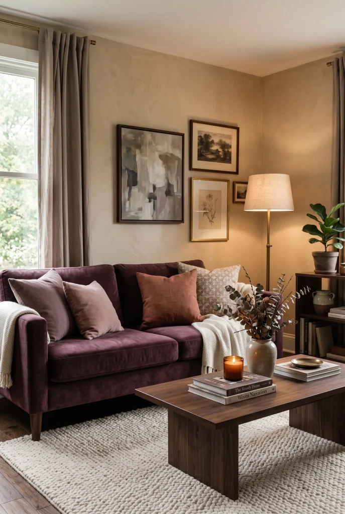 Plum Velvet Seating