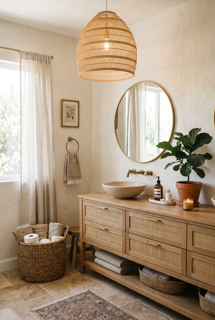Rattan Pendant Light