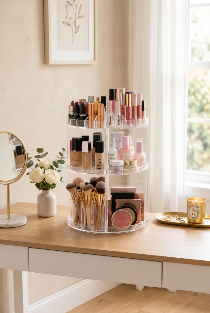 Rotating Makeup Carousel
