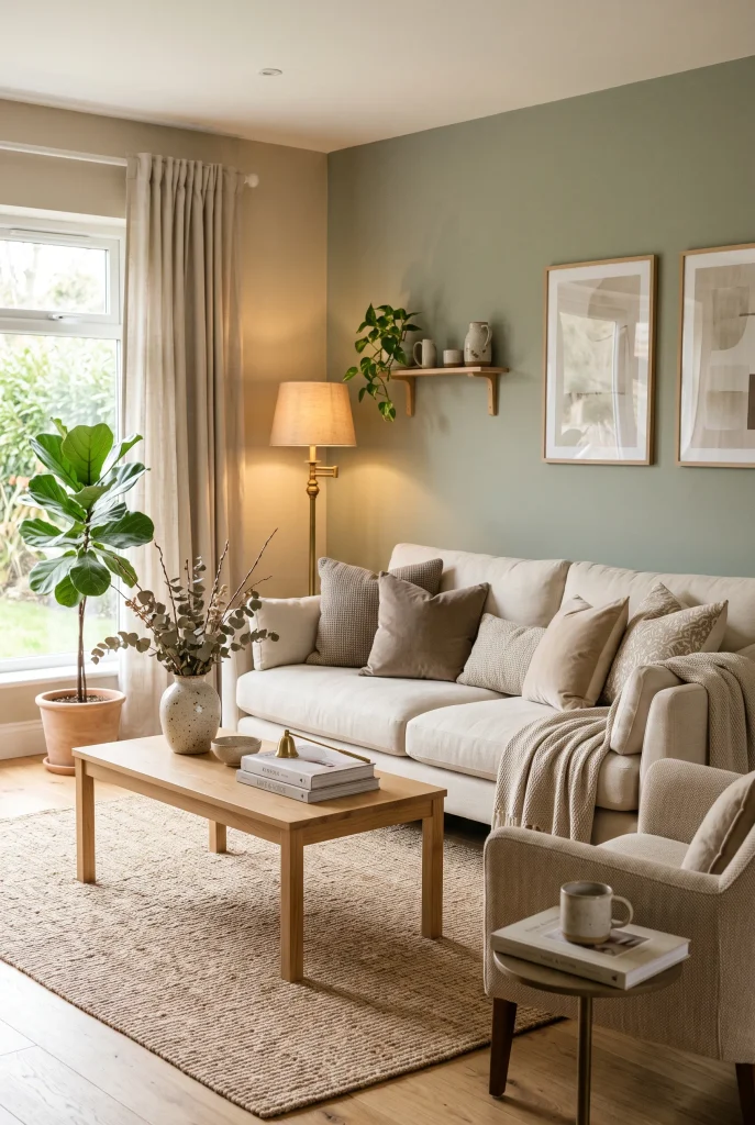 Sage and Beige Layers