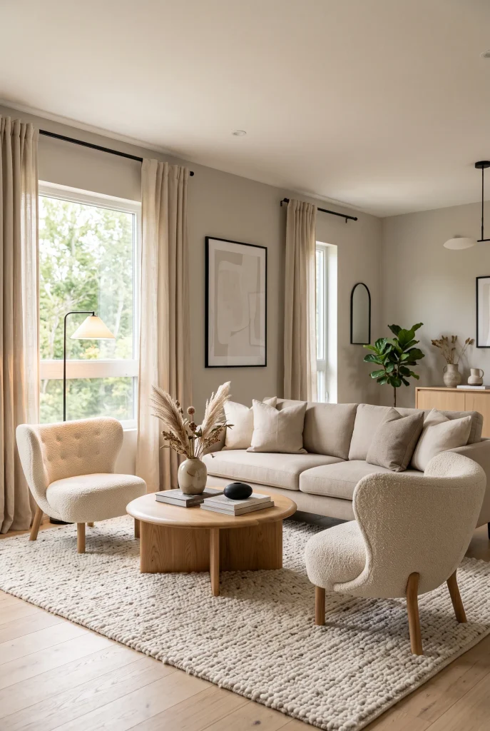 Sculptural Accent Chairs