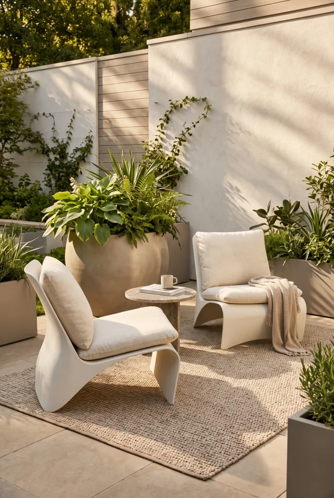 Sculptural Accent Chairs