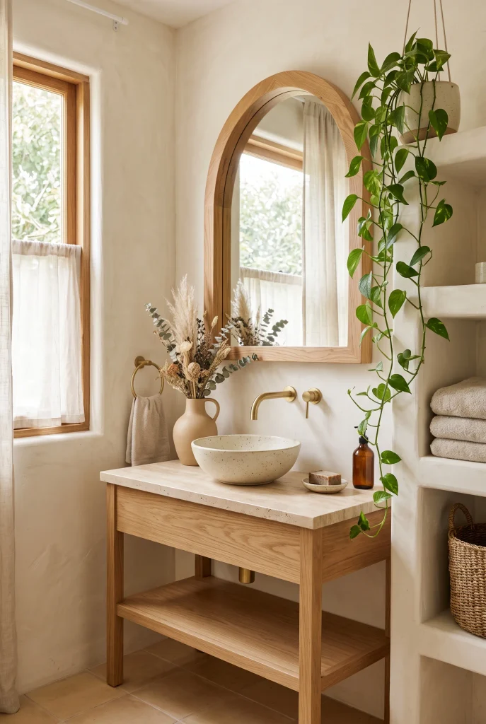 Sculptural Statement Mirror