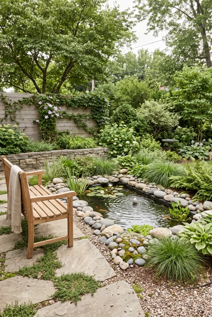 Serene Water Feature