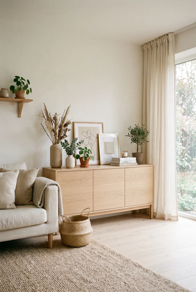 Simple Wood Sideboard