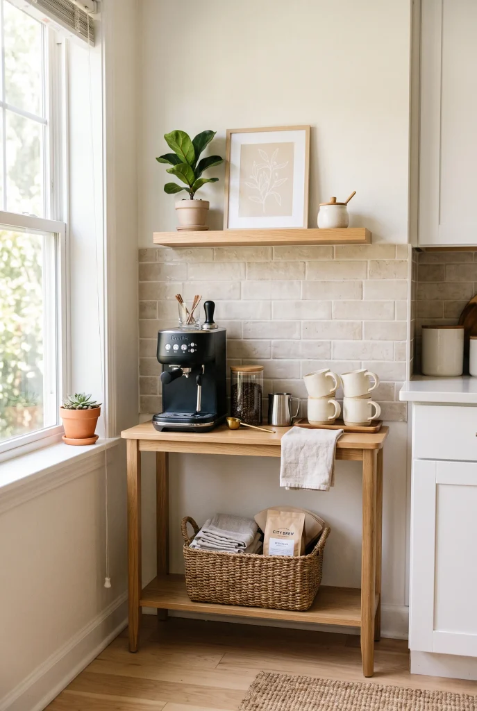 Small Apartment Coffee Bar