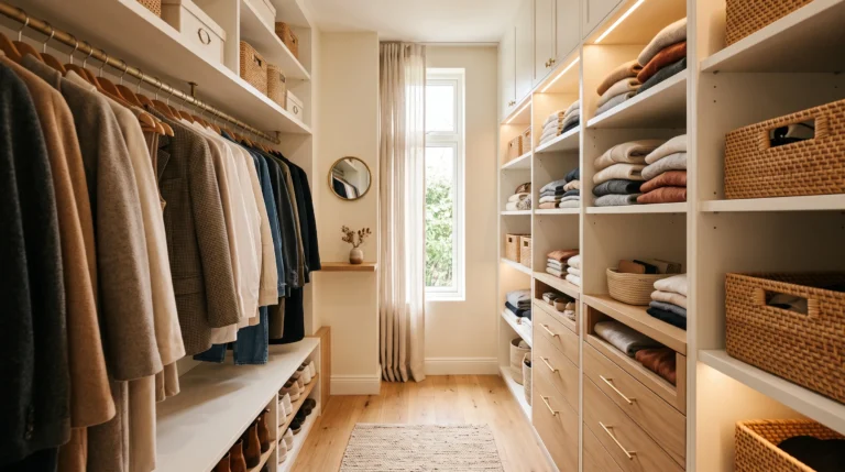 Small walk in closet ideas