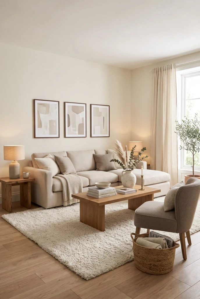 Soft Beige Contrast