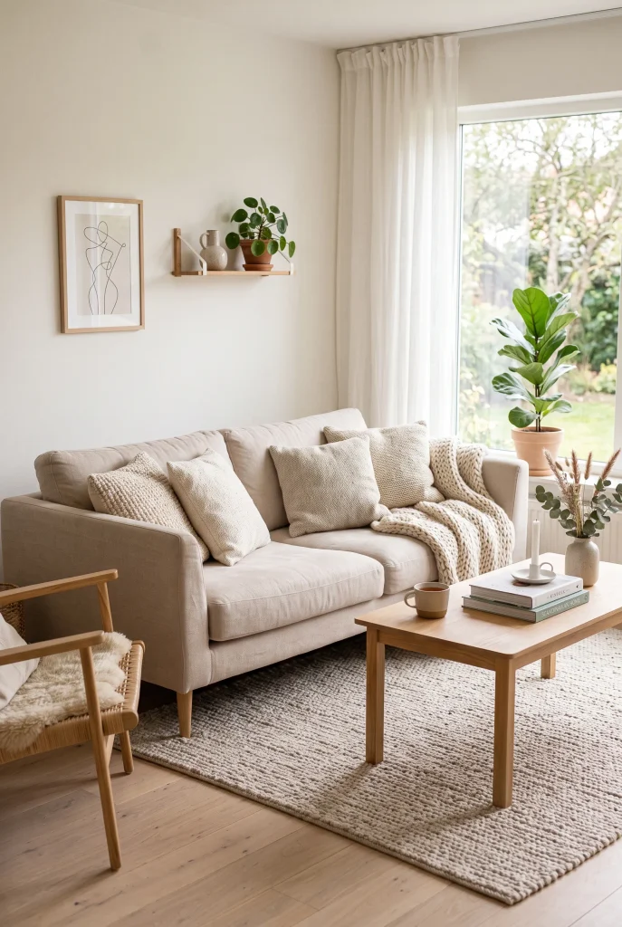Soft Neutral Sofa