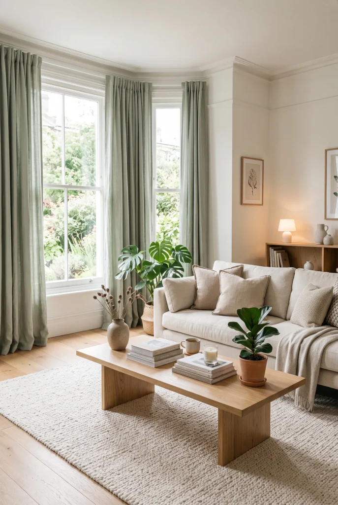 Soft Sage Curtains