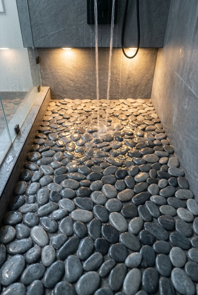Stone Pebble Flooring