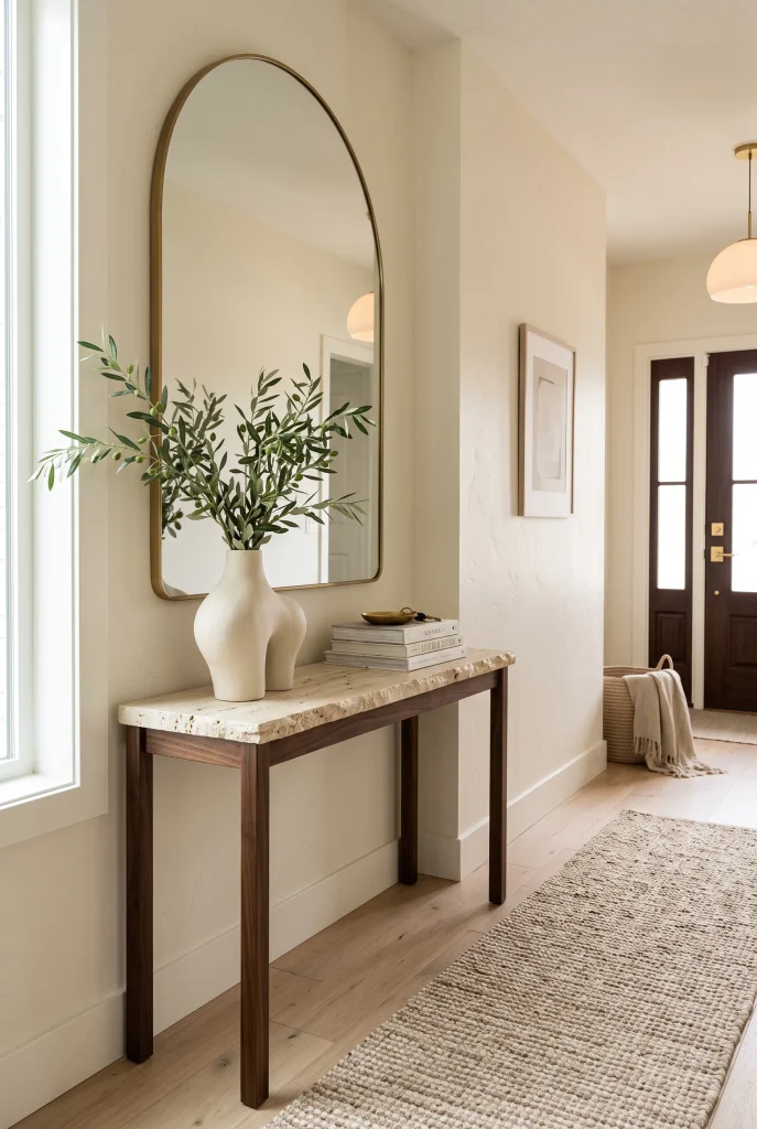 Stone Top Console