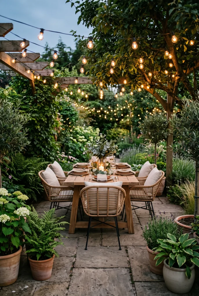 String Light Canopy