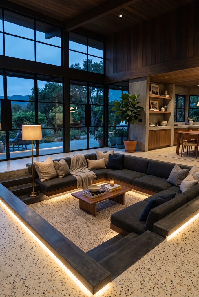Sunken Cozy Fabric Pit