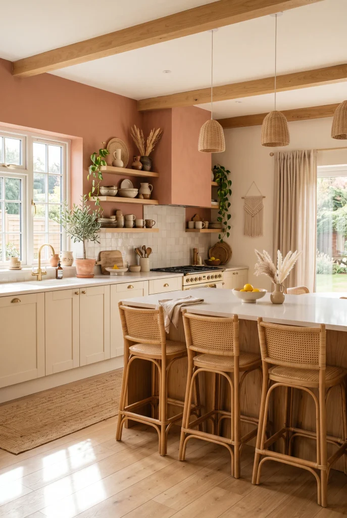 Terracotta Accent Wall