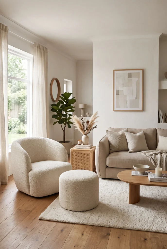 Textured Bouclé Seating