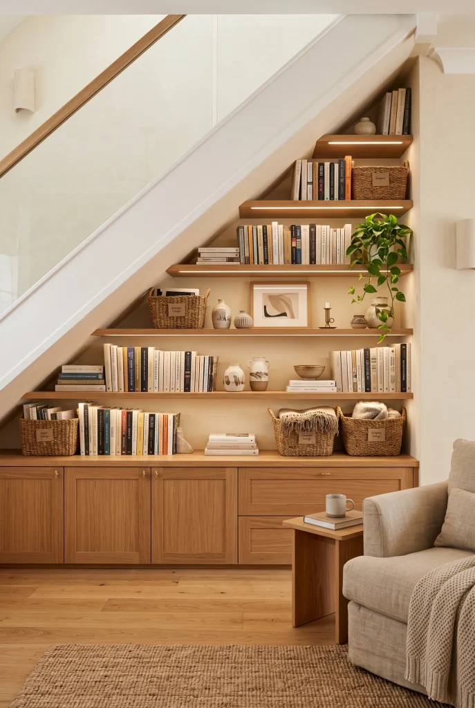 Under-Stair Shelving