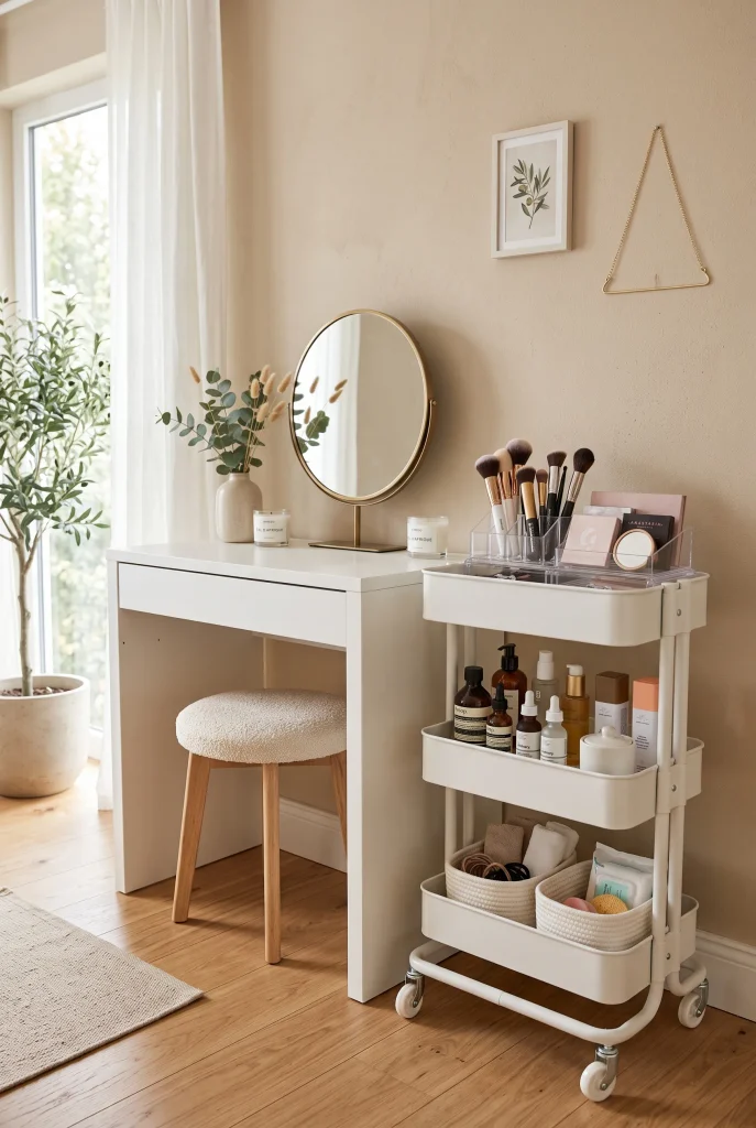Vanity Corner Cart