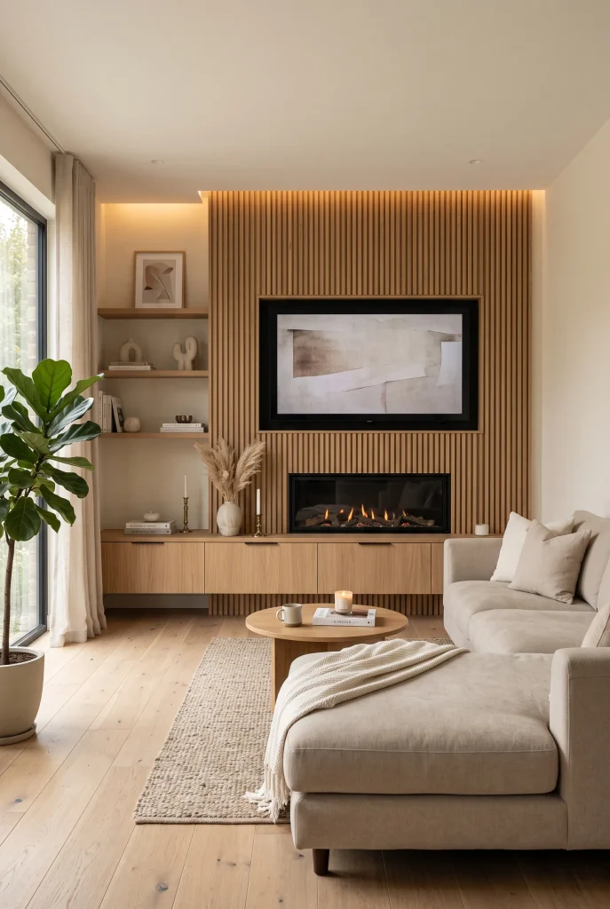 Vertical Fireplace