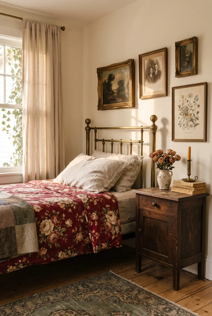 Vintage Red Bedding