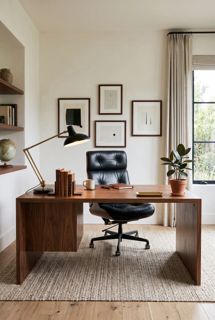 Walnut Executive Desk
