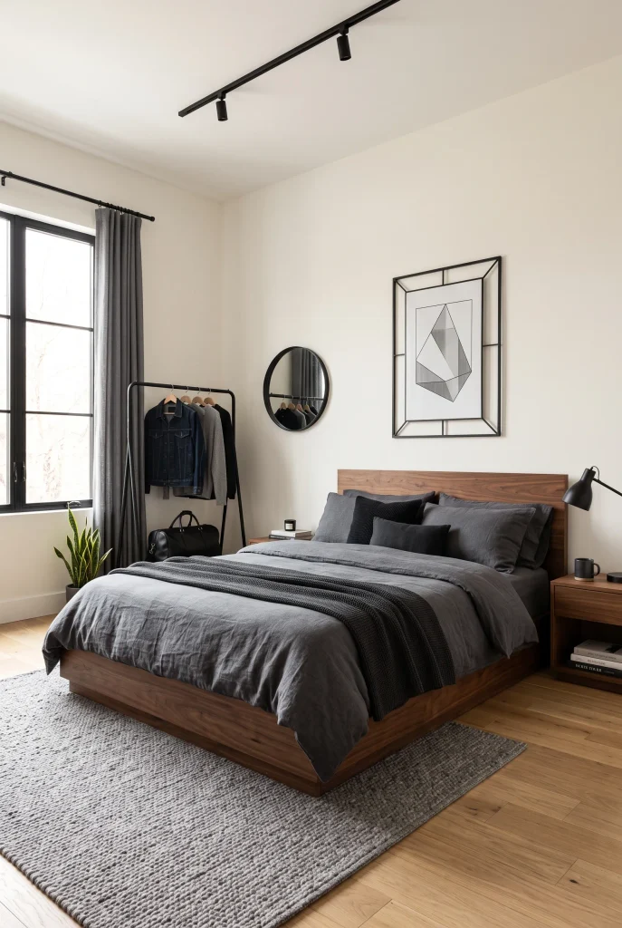 Walnut Statement Bed