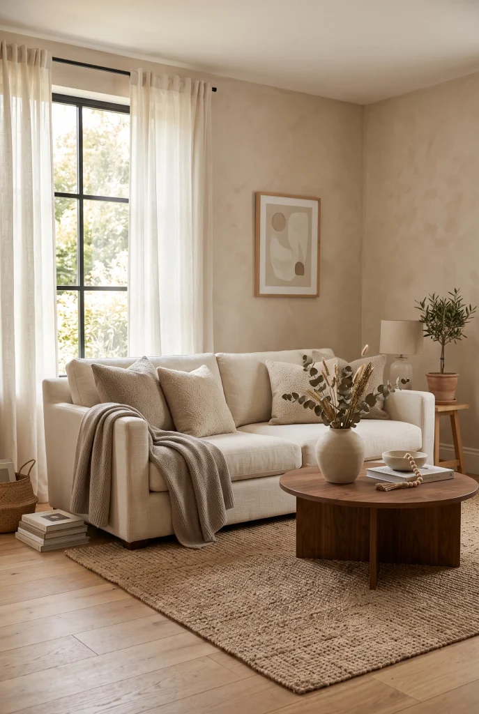 Warm Neutral Sofa