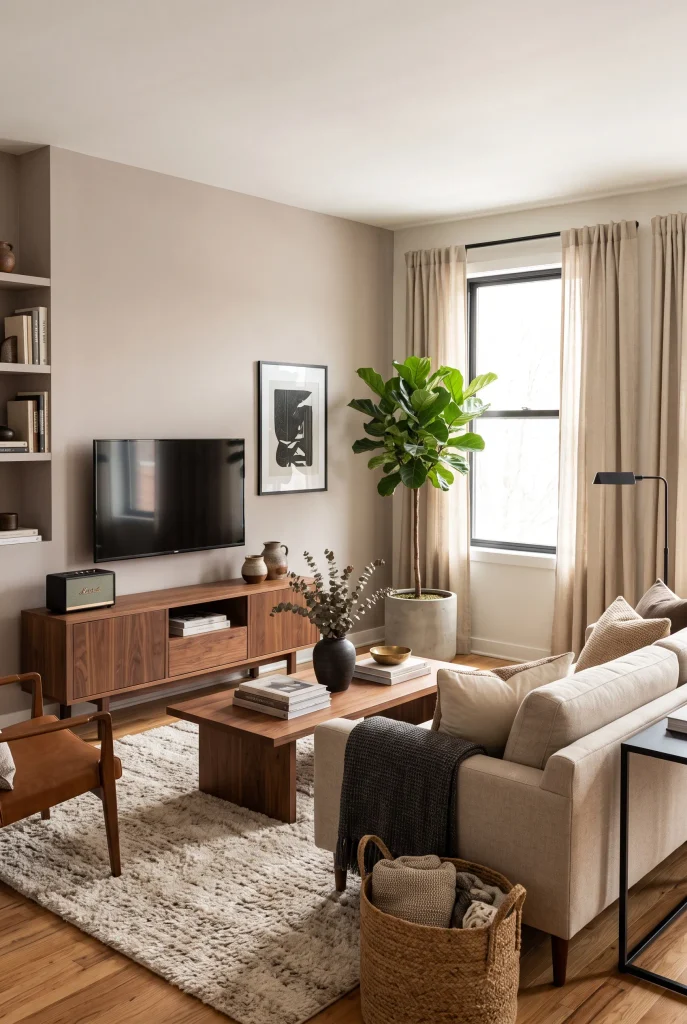 Warm Wood Accents