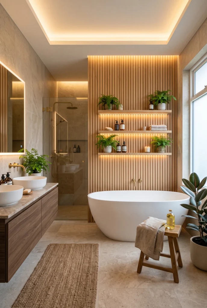 Warm Wood Accents