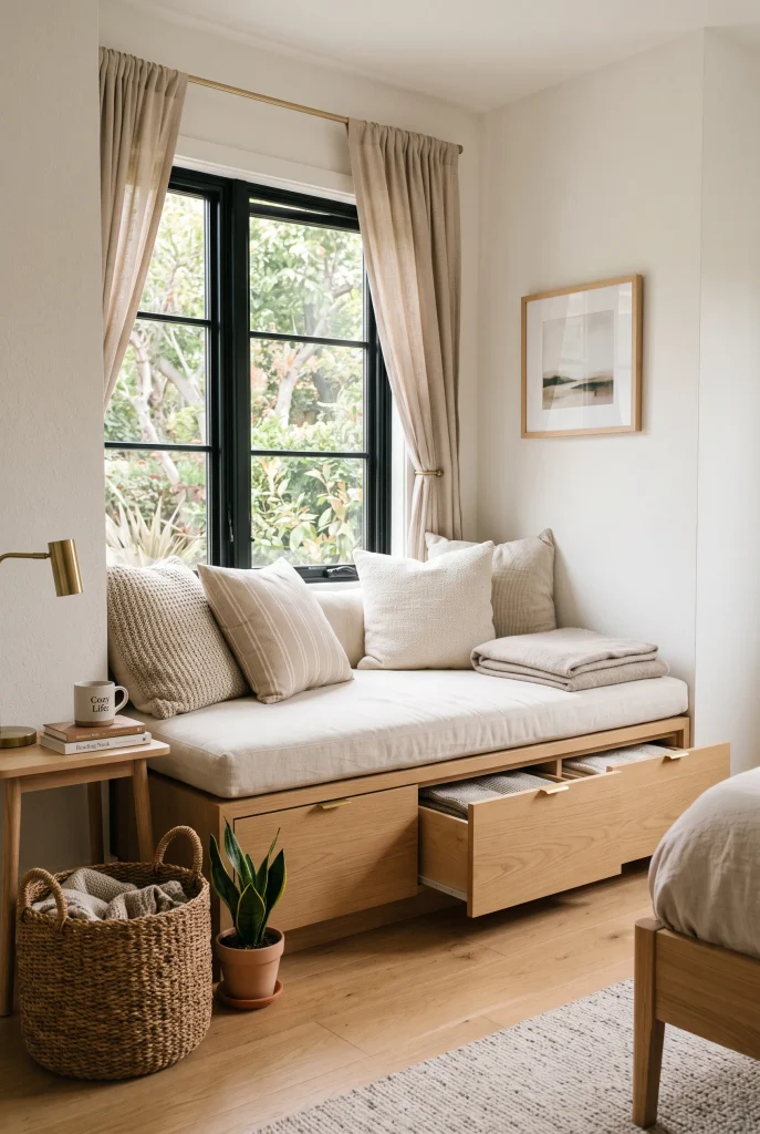 Window Seat Drawers