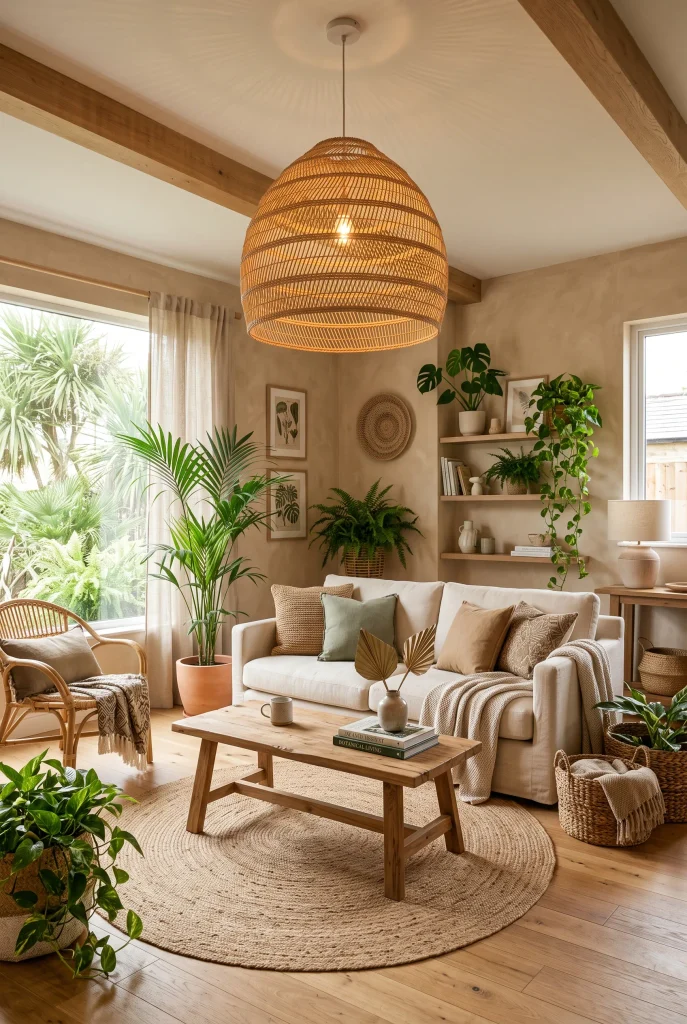 Woven Pendant Light