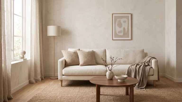 cozy earthy living room