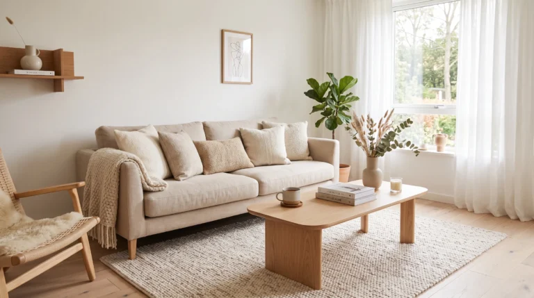 cozy scandinavian living room
