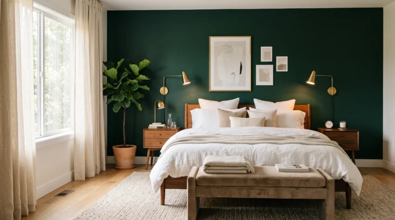jewel tone bedroom