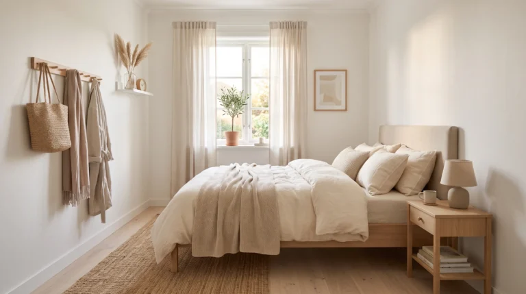 make a small bedroom look bigger