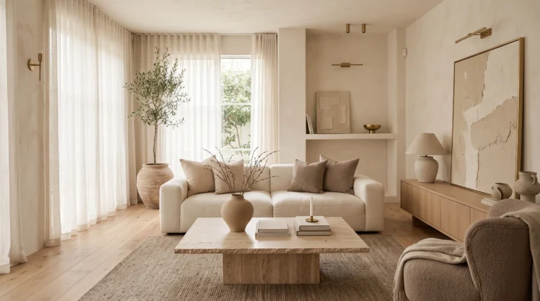 minimalist luxury living spaces