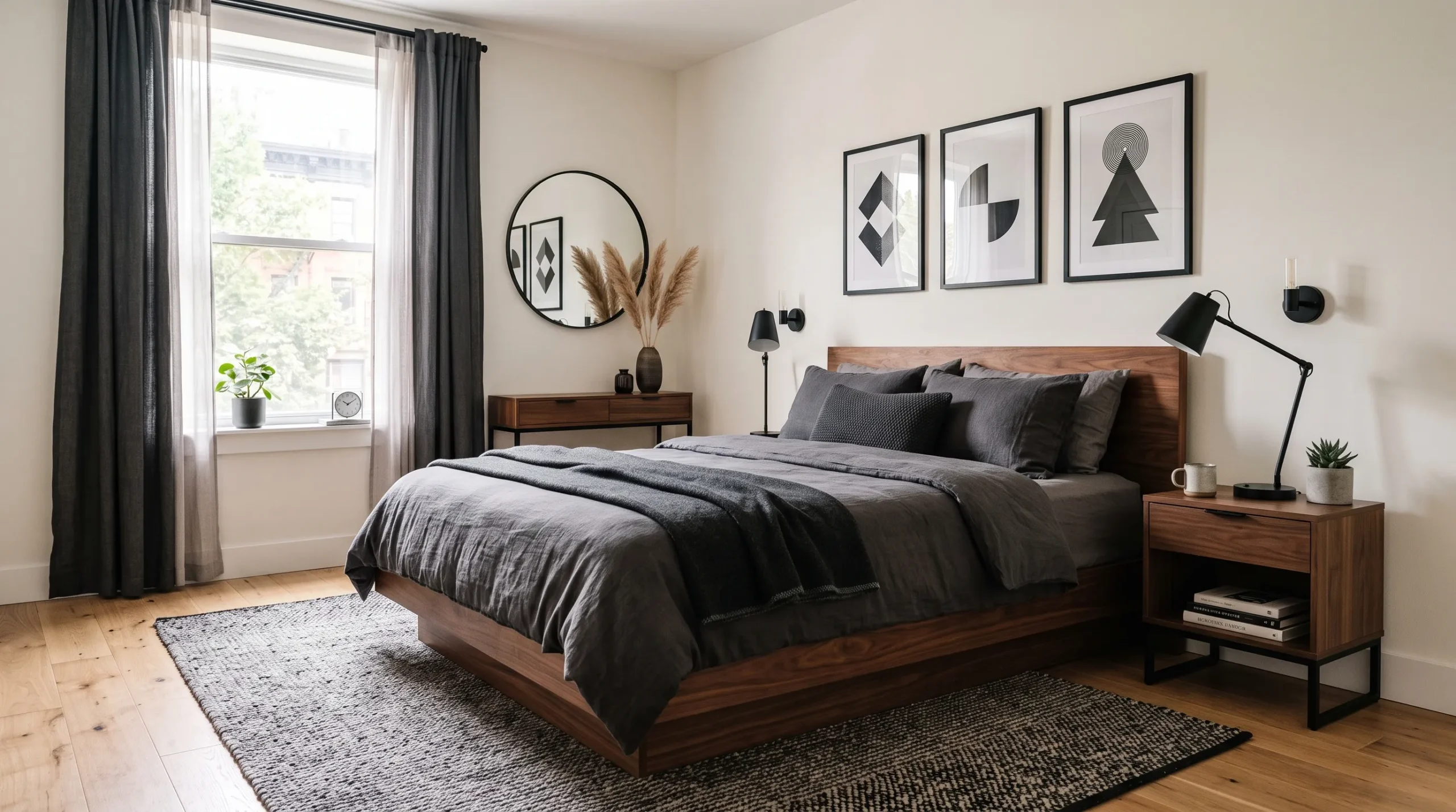 modern mens bedroom