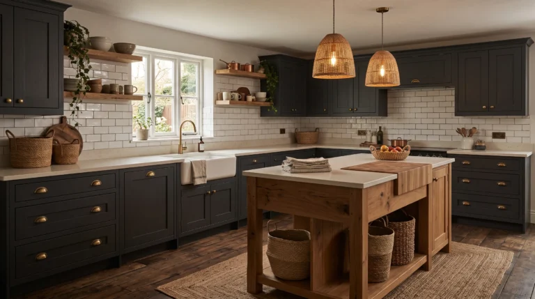 moody farmhouse kitchen