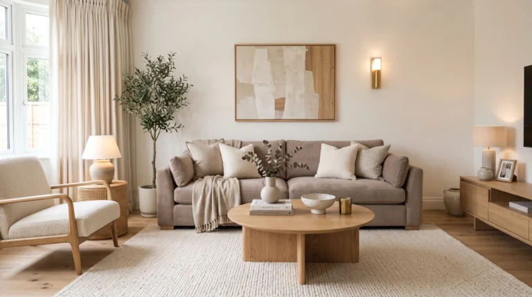 neutral color palette for living room