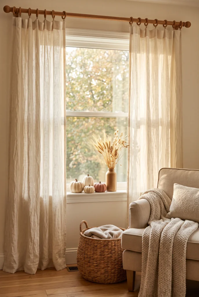 Autumn Window Styling