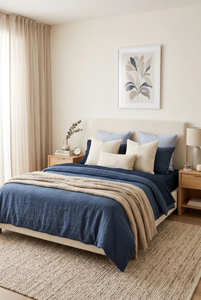 Blue Linen Layers