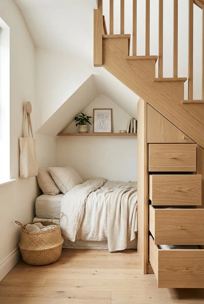 Drawer Under Stairs