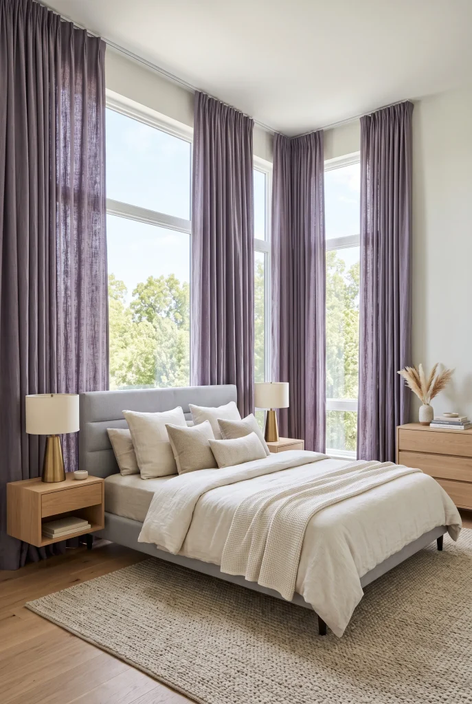Dusty Purple Curtains