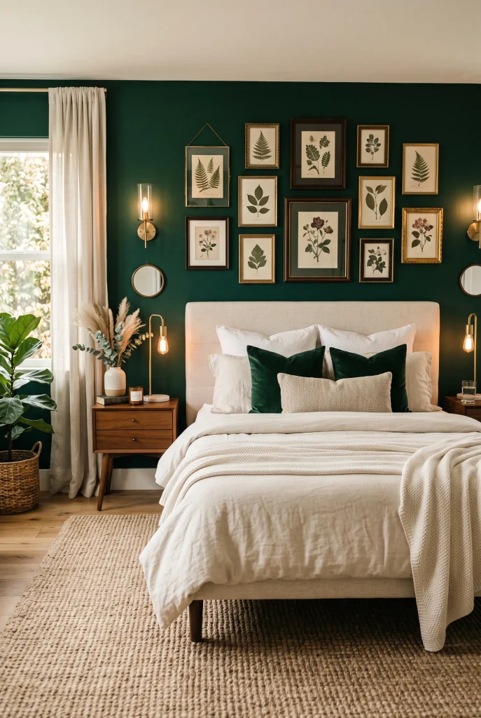 Emerald Gallery Wall