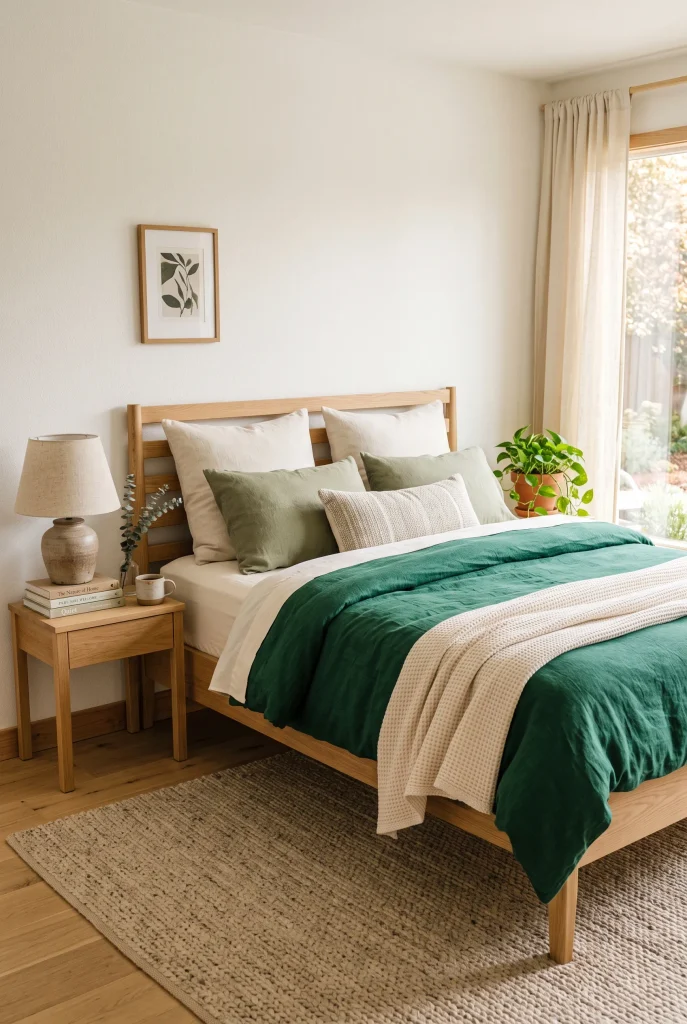 Emerald Linen Layers