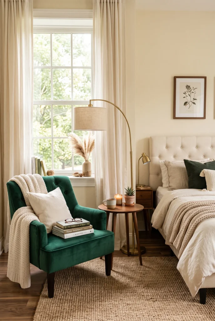 Emerald Reading Nook