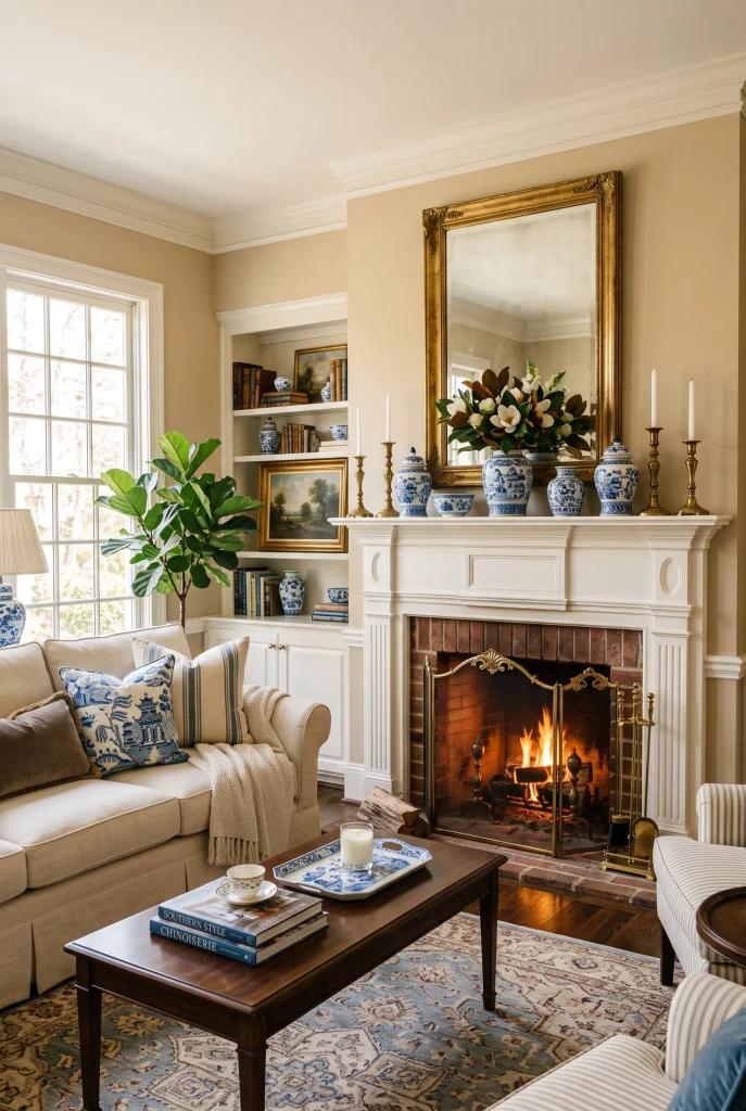 Fireplace Mantel Styling